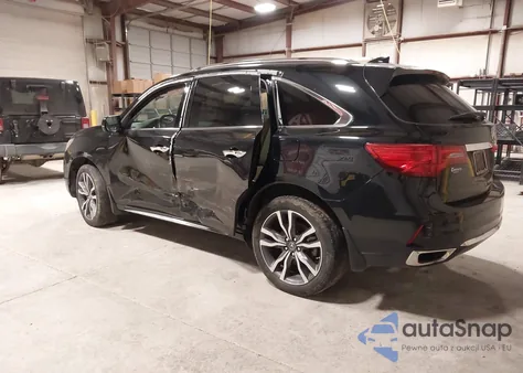 2019 Acura Mdx Advance Pkg из США, поврежденный, VIN 5J8YD4H83KL003700